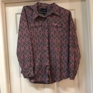 Wrangler “Tuff Enough to Wear Pink” Western Shirt
